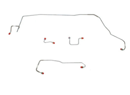 For Buick Rendezvous 2002-05 Front Brake Line 3.4L 4WD|AWD AWABS-AKT0201SS-CPP - Front Lines Car Part People