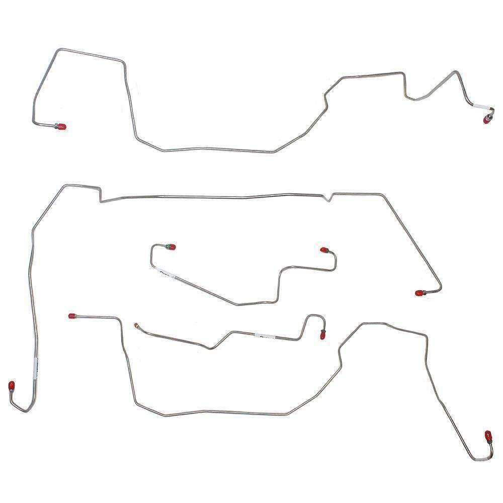 05-06 Pontiac GTO Front Brake Line Kit AWABS Traction Control - Front Lines Car Part People