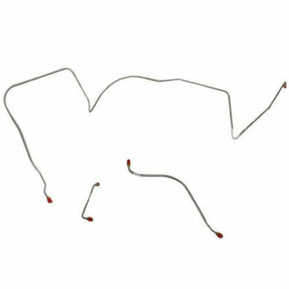 1966 Pontiac LeMans Front Brake Line Kit Power Drum Brakes Steel - AKT6602OM - Front Lines Car Part People