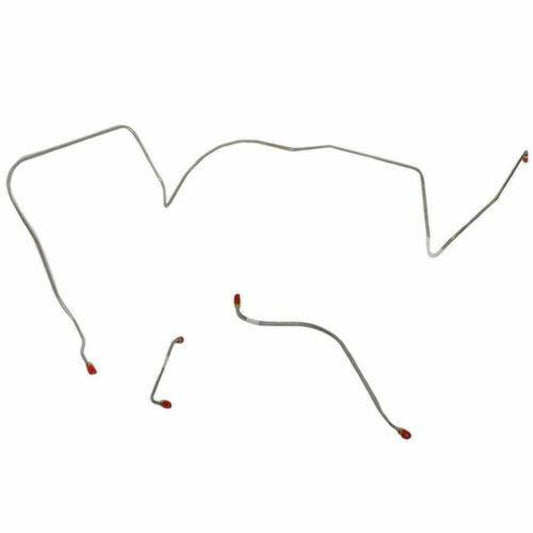 1966 Pontiac LeMans Front Brake Line Kit Power Drum Brakes Steel - AKT6602OM - Front Lines Car Part People