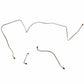 1966 Pontiac LeMans Front Brake Line Kit Power Drum Brakes Stainless AKT6602SS