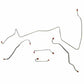 1967 Pontiac LeMans Front Brake Line Kit Power Drum Brakes Stainless - AKT6703SS