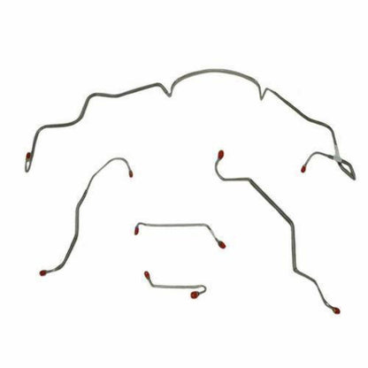 Fine Lines AKT6707OM - Front Brake Line Kit Power Disc Brakes Steel for 1967 Pontiac LeMans - Front Lines Car Part People