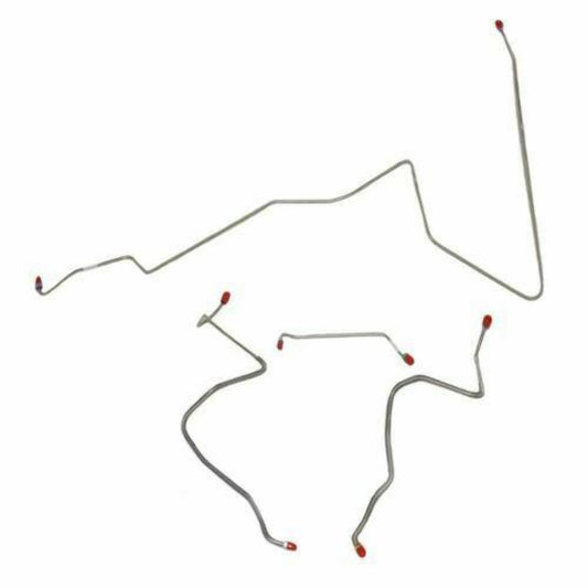 1967 Oldsmobile Cutlass Front Brake Line Kit Power Drum Brakes - AKT6712OM - Front Lines Car Part People
