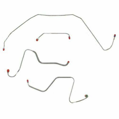 1967 Buick Skylark Front Brake Line Kit Manual Drum Brakes Steel - AKT6721OM - Front Lines Car Part People