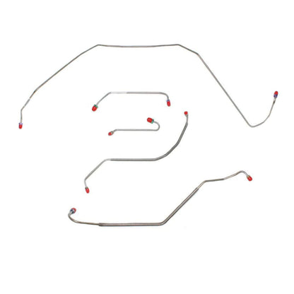 1967 Buick Skylark Front Brake Line Kit Power Drum Brakes Steel - AKT6722OM - Front Lines Car Part People