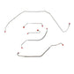 1967 Buick Skylark Front Brake Line Kit Power Drum Brakes Steel - AKT6722OM