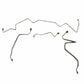 1968 Pontiac LeMans Front Brake Line Kit Manual Drum Brakes Steel - AKT6801OM