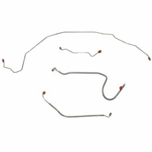 1968-72 Buick Skylark Front Brake Line Kit Manual Drum Brakes - AKT6901SS - Front Lines Car Part People