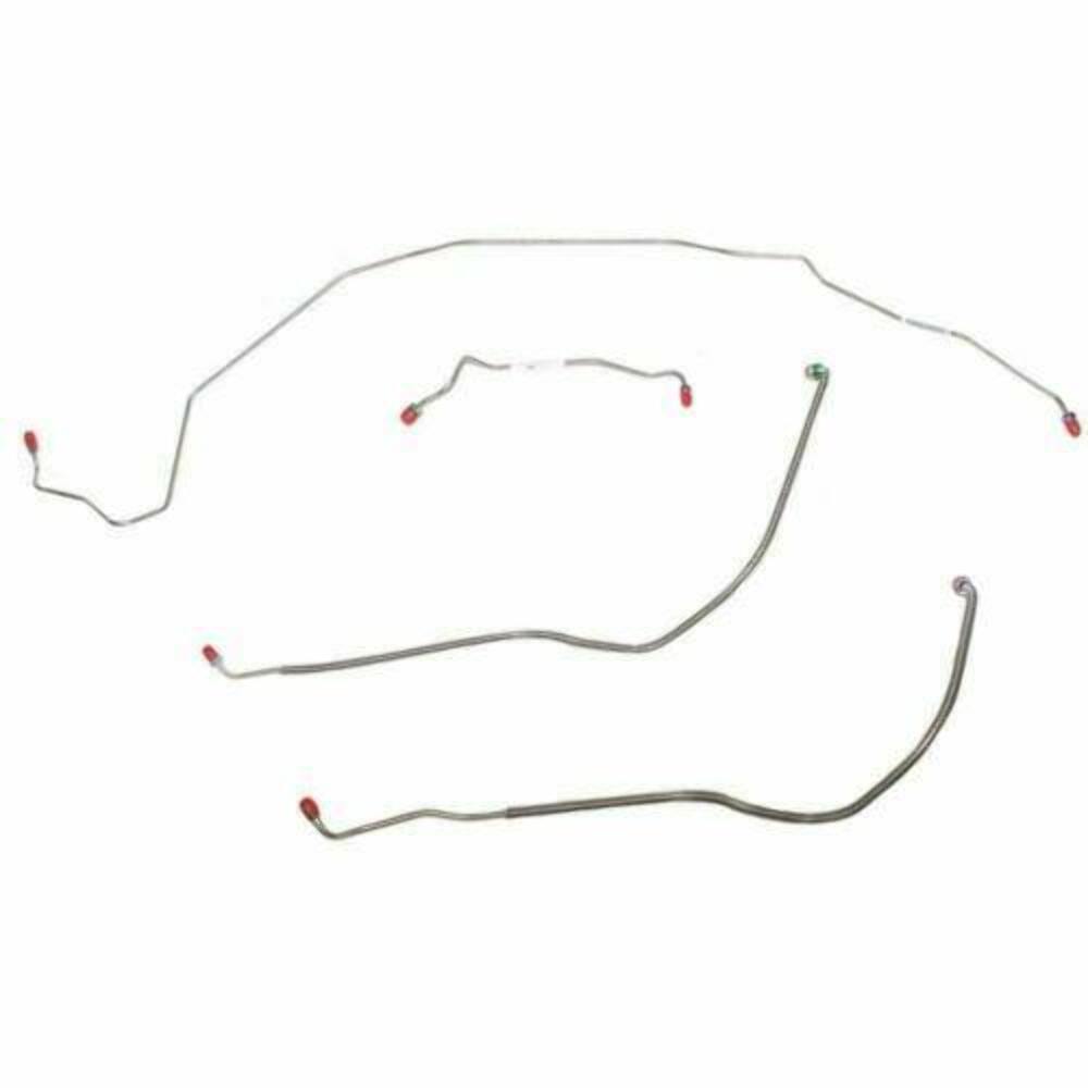 1968-72 Buick Skylark Front Brake Line Kit Power Drum Brakes - AKT6902SS - Front Lines Car Part People