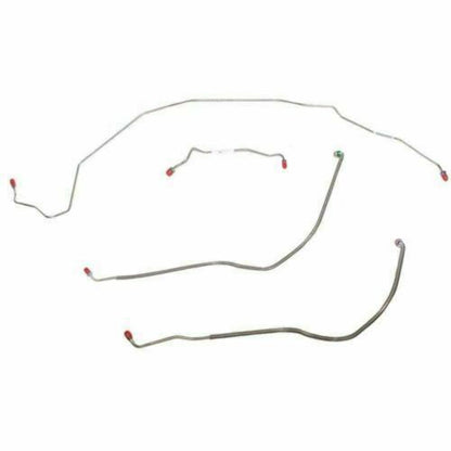 1968-72 Buick Skylark Front Brake Line Kit Power Drum Brakes - AKT6902SS - Front Lines Car Part People