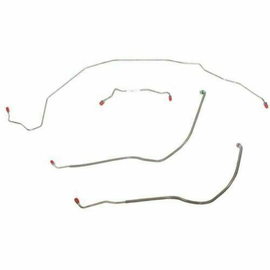 1968-72 Buick Skylark Front Brake Line Kit Power Drum Brakes - AKT6902SS - Front Lines Car Part People