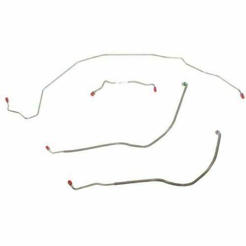 1968-72 Buick Skylark Front Brake Line Kit Power Drum Brakes - AKT6902SS