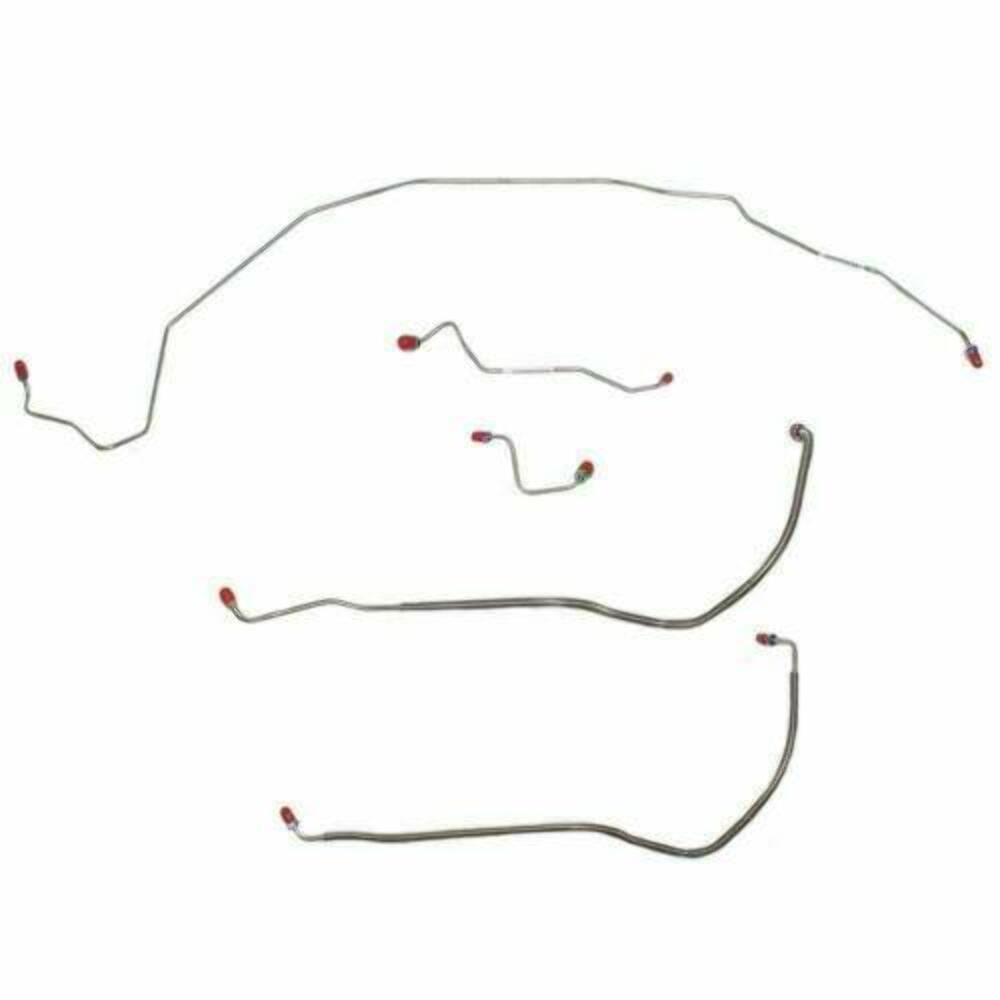 Fine Lines AKT7003OM - Front Brake Line Kit Power Disc Brakes Steel for 1970 Buick Skylark - Front Lines Car Part People