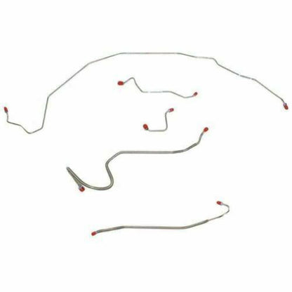 1970 Buick Skylark Front Brake Line Kit Stainless - AKT7004SS - Front Lines Car Part People