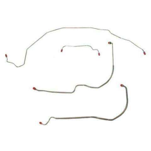 1971-1972 Buick Skylark Front Brake Line Kit Steel - AKT7103OM