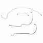 1971-1972 Buick Skylark Front Brake Line Kit Stainless - AKT7103SS