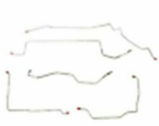 For Buick LeSabre 1992-1995 Front Brake Line Kit w/ AWABS-AKT9201OM-CPP - Front Lines Car Part People