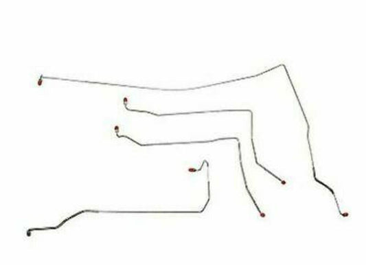 For Buick Park Avenue 1997-2005 Front Brake Line Kit -AKT9702SS-CPP - Front Lines Car Part People