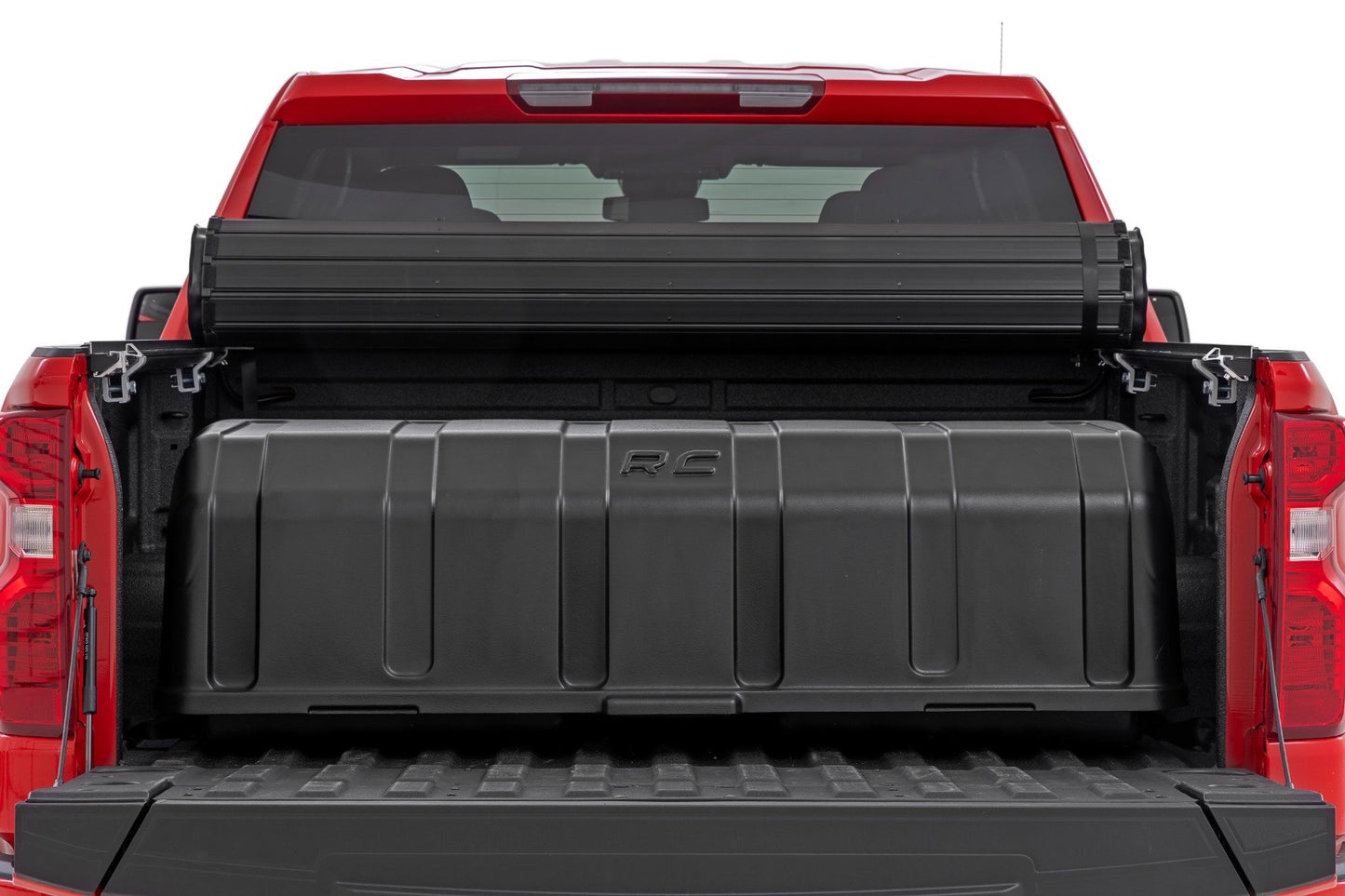 Rough Country Truck Bed Cargo Storage Box - Lid & Box - Easy Access - Full Size 56" - 10208