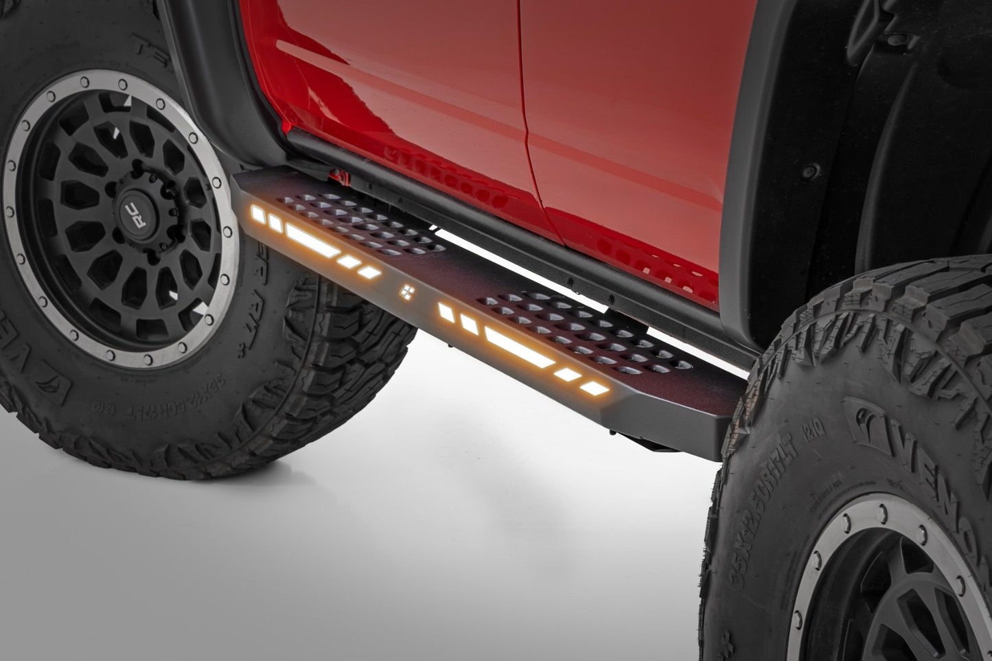 AC2 Running Boards - Amber/White - 4-Door - Ford Bronco (2021-2025)