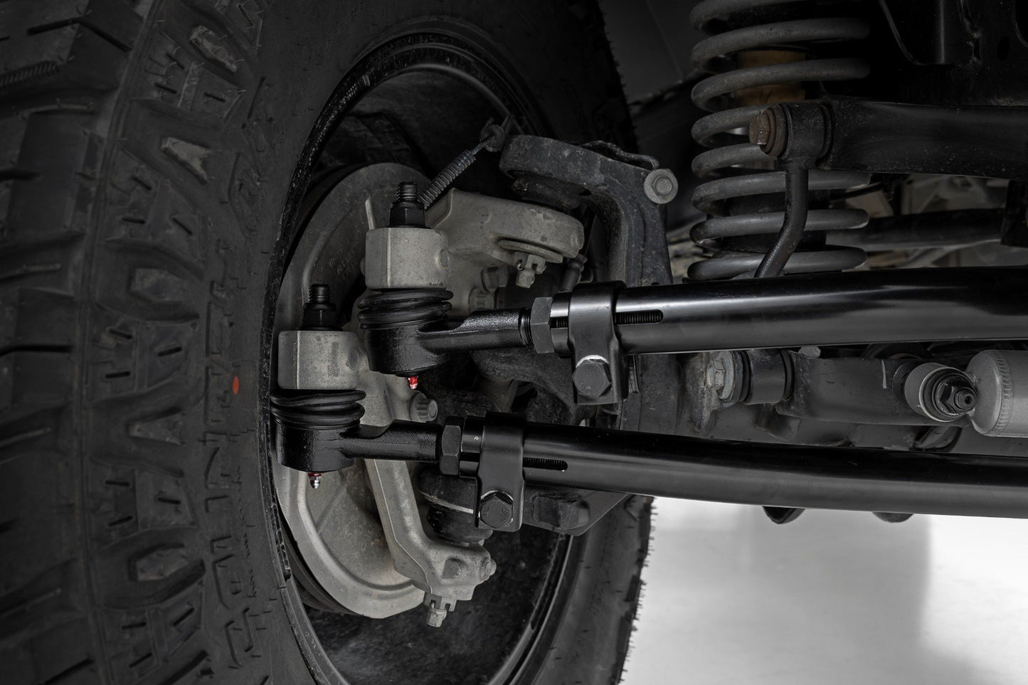 Rough Country High Steer Kit - w/ N3 Steering Stabilizer - Jeep Gladiator JT/Wrangler JL 4WD (2018-2024) - 10663