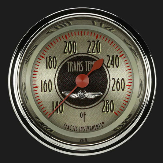 All American Nickel 2 1/8" Trans. Temp. Gauge AN127SHC