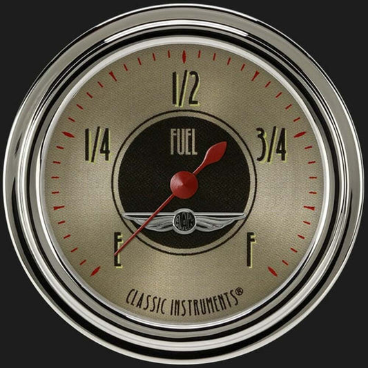 All American Nickel 2 5/8" Fuel Gauge AN309SLC