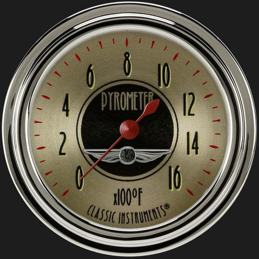 All American Nickel 2 5/8" Exhaust Gas Temp. Gauge AN398SLC