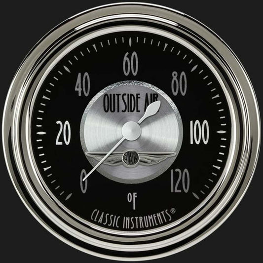 All American Nickel 2 5/8" Outside Air Temp Gauge AN399SLC