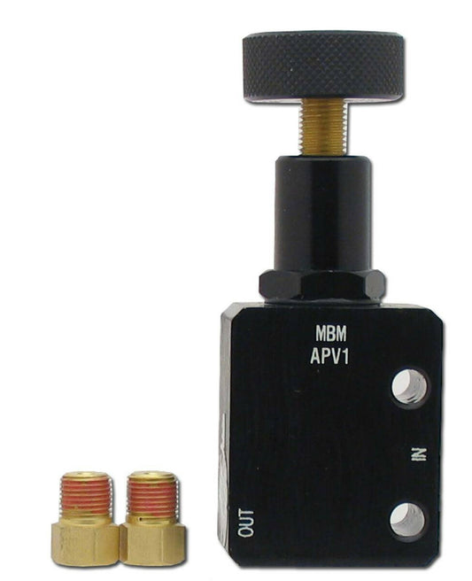 Adjustable Proportioning Valve - Black APV1 - Master Cylinders and Parts Car Part People