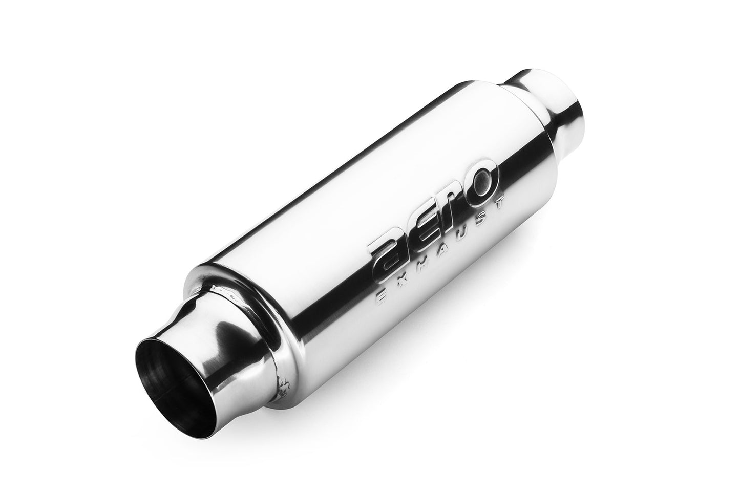 AERO Resonator 2 in Inlet/Outlet Polished 304 Grade Stainless Steel AR20-JHPR