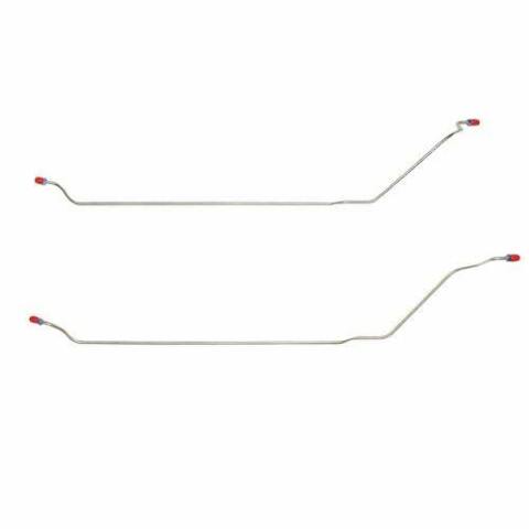 1967 Buick Skylark Rear Axle Brake Lines Stainless - ARA6702SS