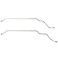 1968-1972 Pontiac LeMans Rear Axle Brake Lines Steel - ARA6804OM