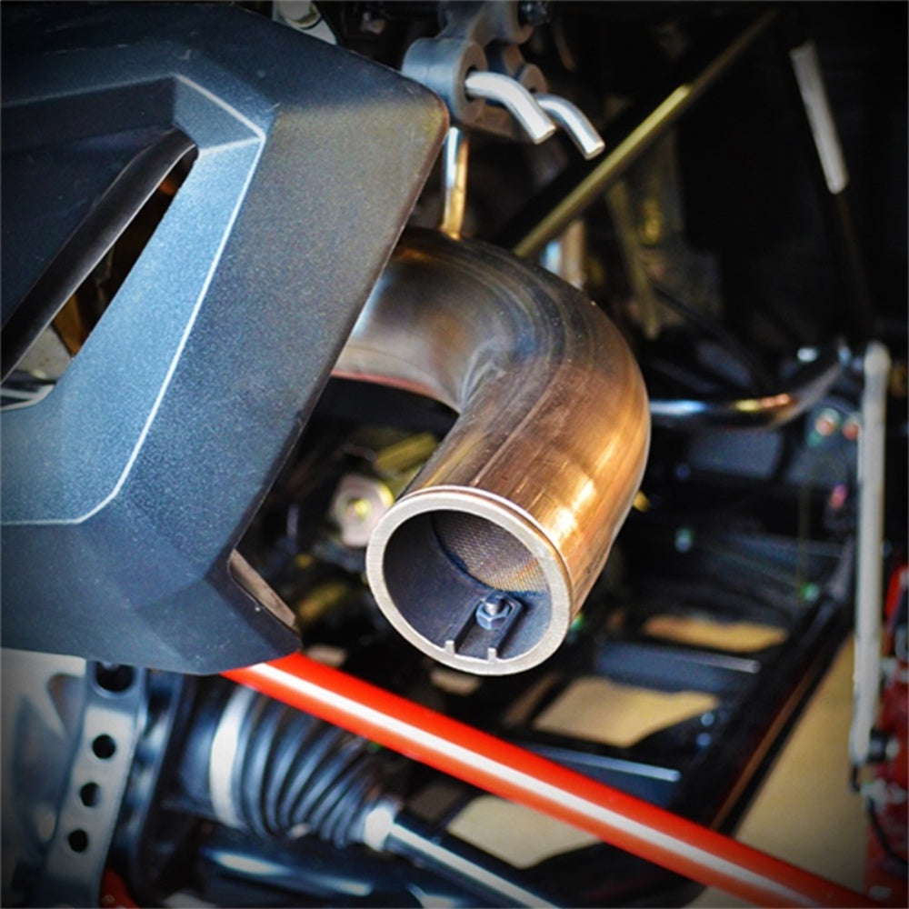 Fits 2020-2022 Honda SXS10S4 Talon FOX Live Valve Oval Slip-on Muffler AT-9110SP - Performance Mufflers Car Part People