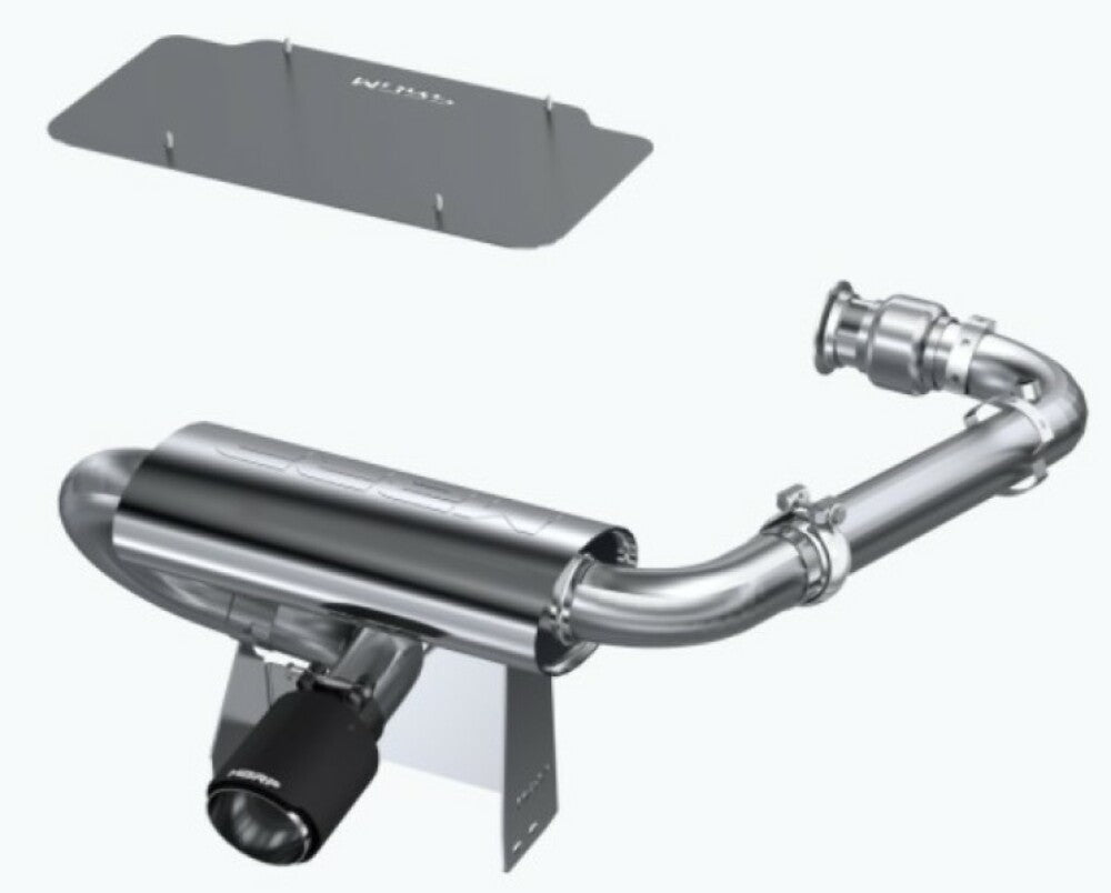 Fits 20-23 Can-Am Maverick X3 Max X rs Turbo RR Single Slip-on Muffler AT-9208FS - Complete Exhaust Systems Car Part People