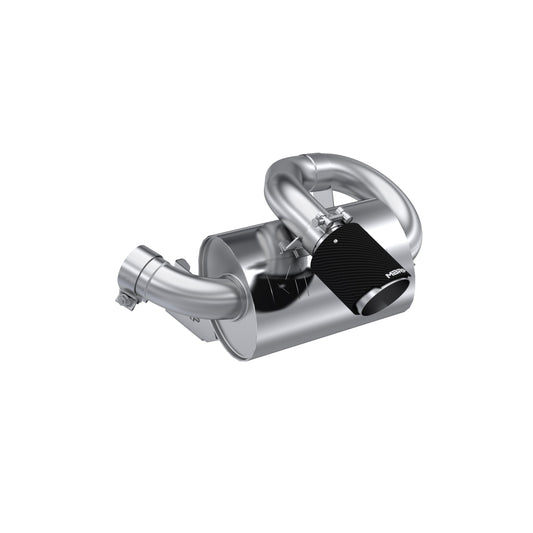 Fits 2022-2024 Can-Am Maverick Single Slip-on Center Exit Muffler AT-9215PT - Complete Exhaust Systems Car Part People