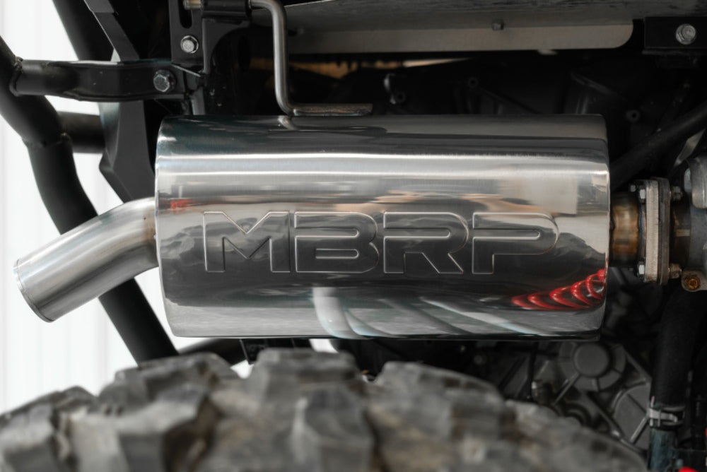 Fits 2020-2024 Kawasaki KRF1000 Teryx KRX 1000 Single Slip-on Muffler AT-9301SP - Performance Mufflers Car Part People