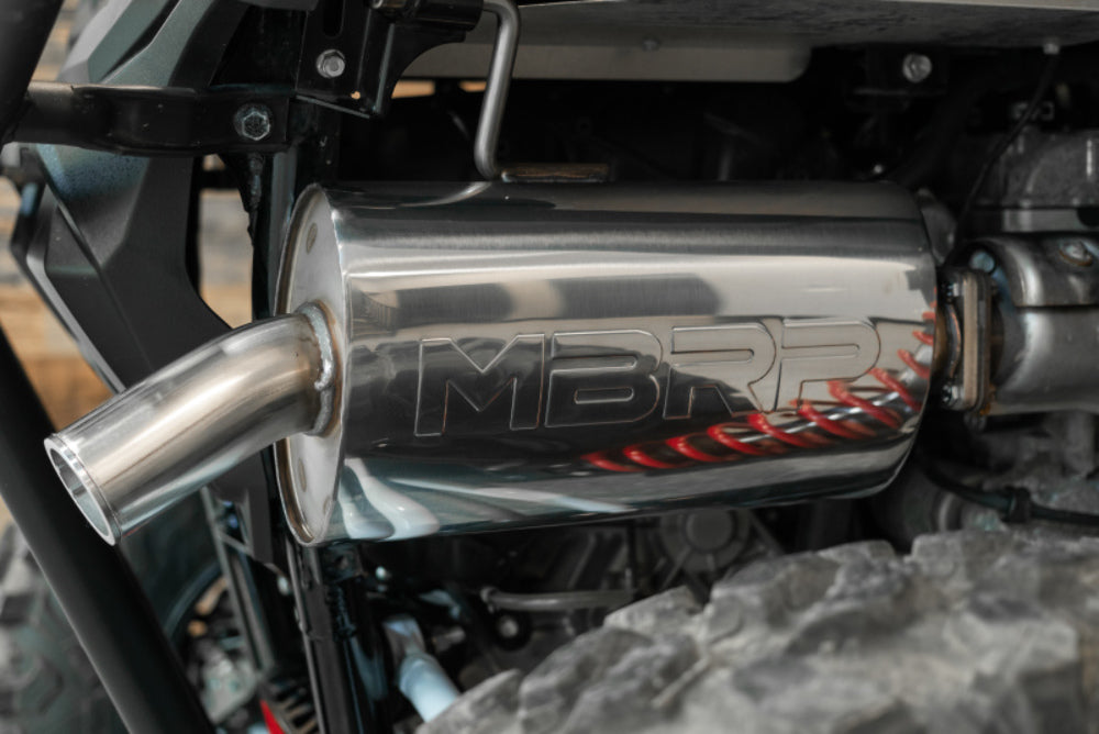 Fits 2020-2024 Kawasaki KRF1000 Teryx KRX 1000 Single Slip-on Muffler AT-9301SP - Performance Mufflers Car Part People