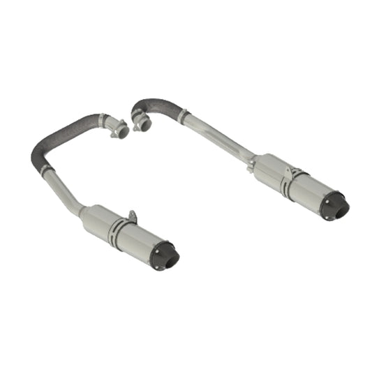 Fits 2014 Polaris RZR 900 Polaris Complete Dual System Headers Back. AT-9514PT - Headers Car Part People