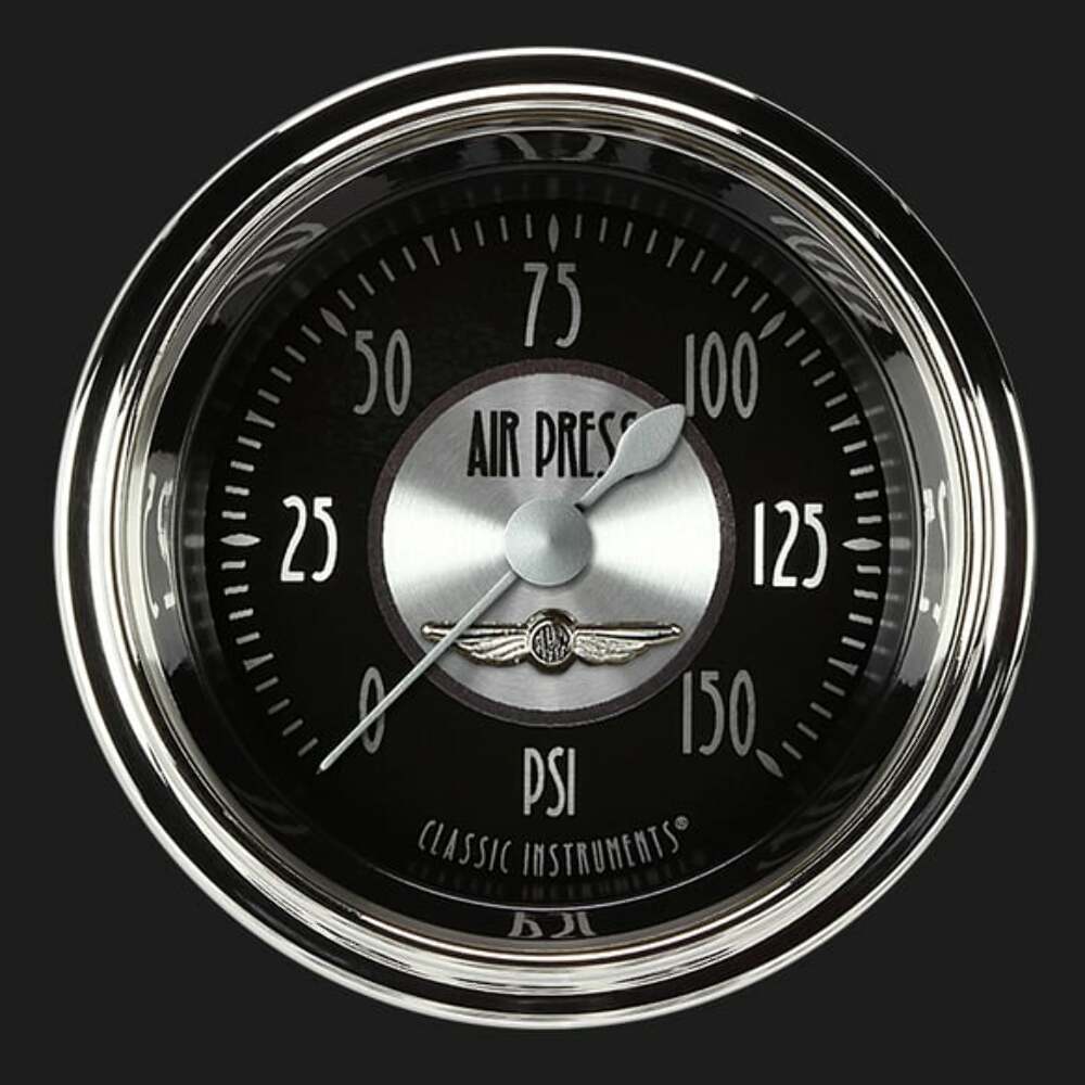 All American Tradition 2 1/8" Air Pressure Gauge AT118SHC