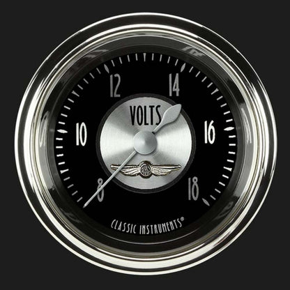 All American Tradition 2 1/8" Voltage Gauge AT130SHC