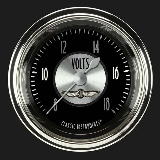All American Tradition 2 1/8" Voltage Gauge AT130SHC