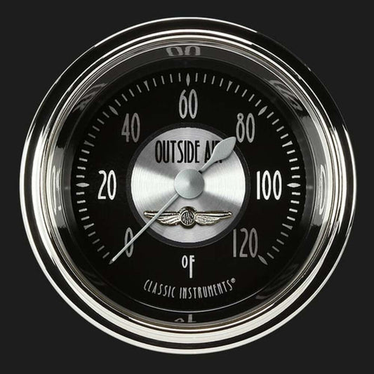 All American Tradition 2 1/8" Outside Air Temp. Gauge AT199SHC