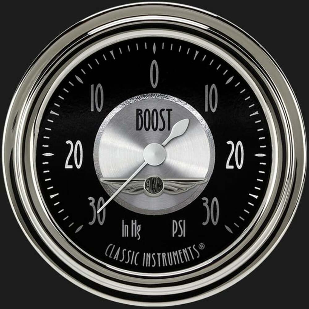 All American Tradition 2 5/8" Boost/Vac Gauge AT341SLC