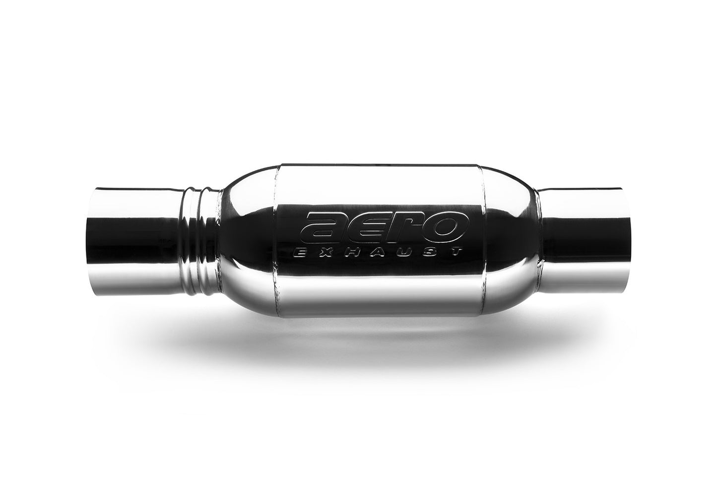 AERO Turbine Performance Muffler Polished 304 Grade Stainless Steel-AT4040-JHPR