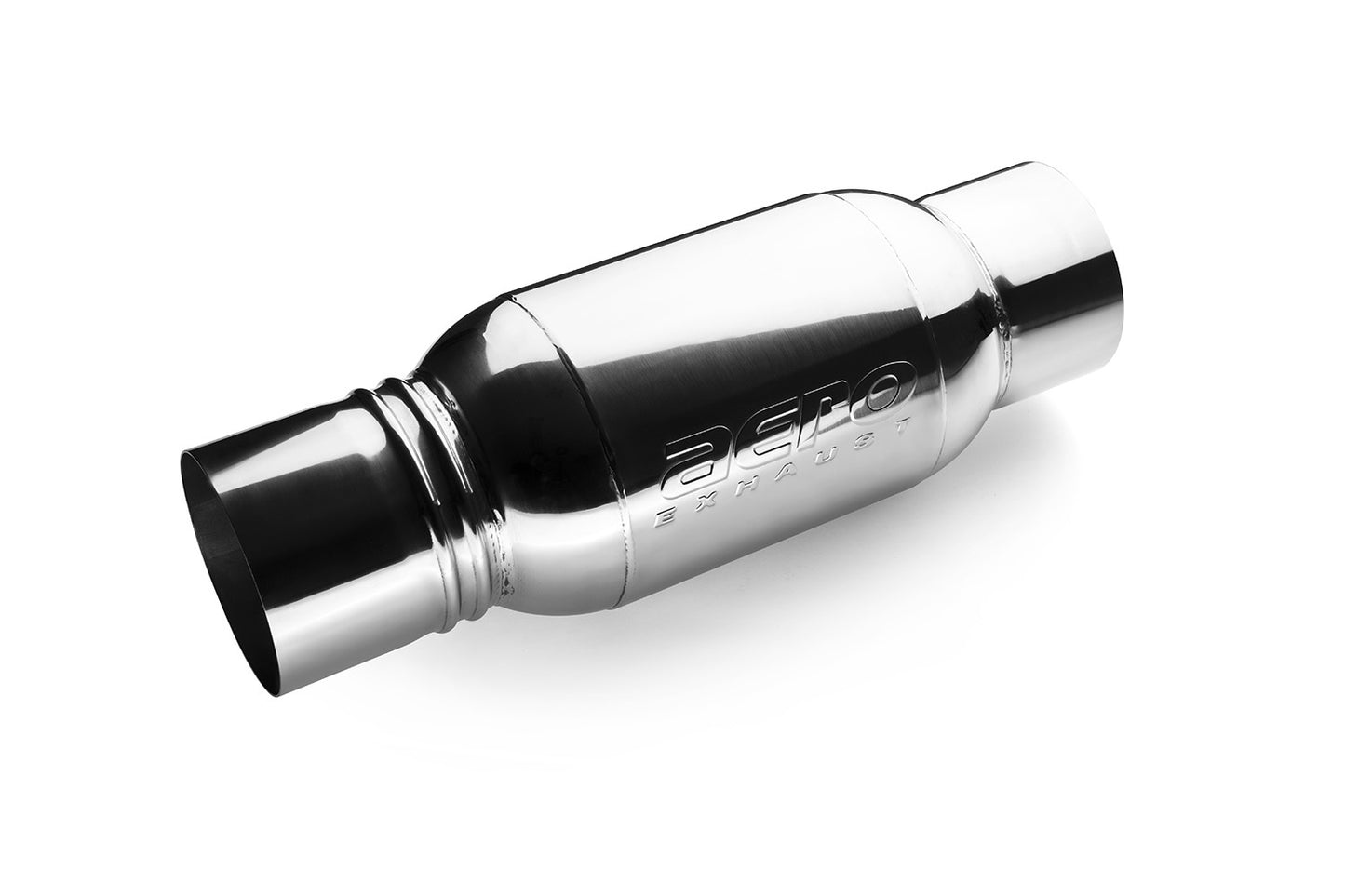 AERO Turbine Performance Muffler Polished 304 Grade Stainless Steel-AT5050-JHPR