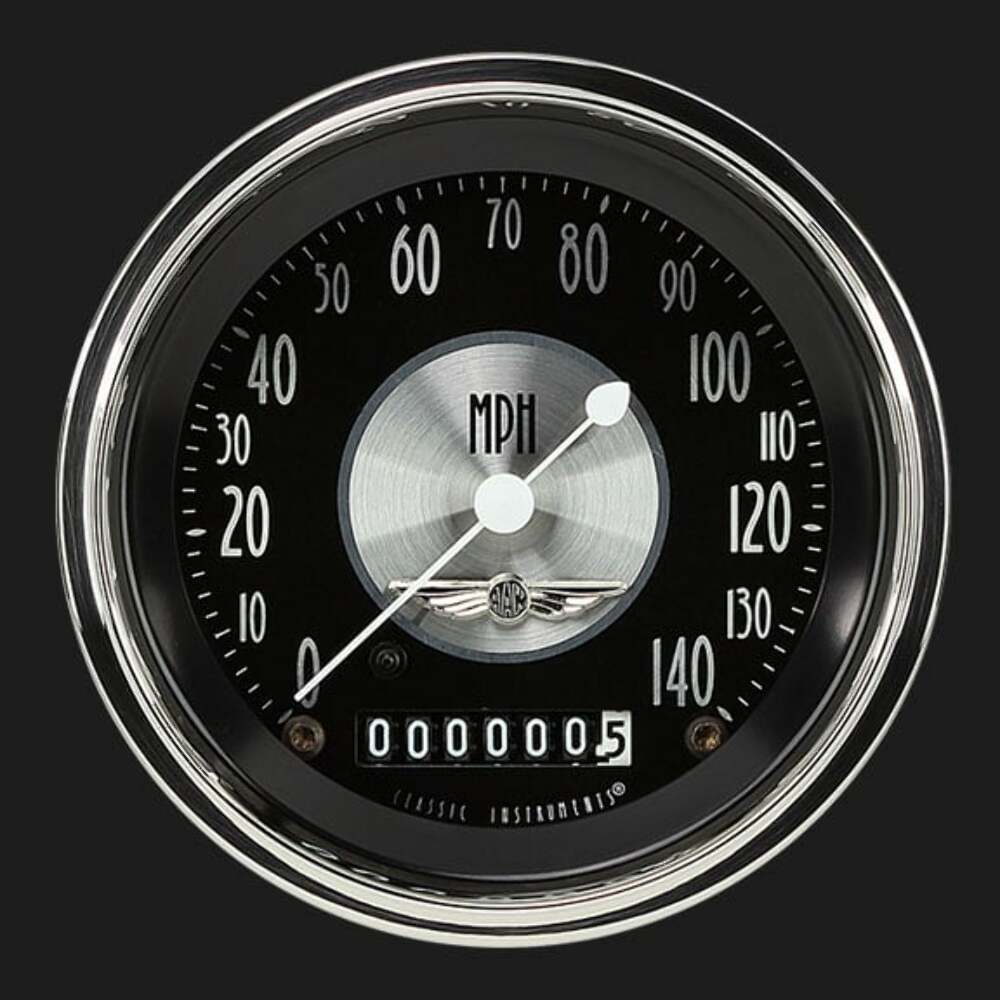 All American Tradition 3 3/8" Speedometer AT55SHC