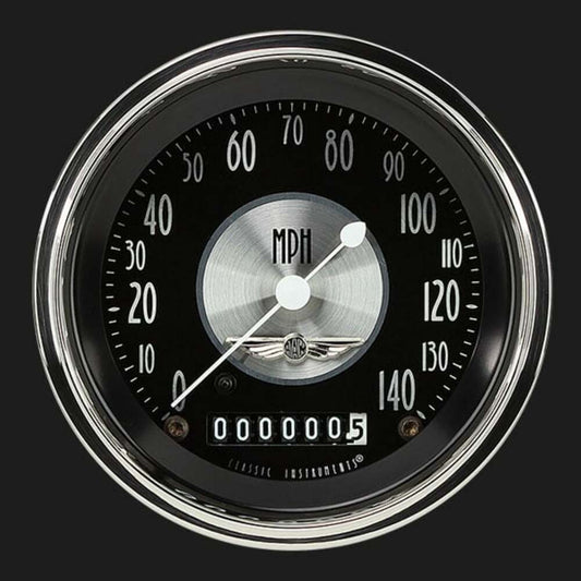 All American Tradition 3 3/8" Speedometer AT55SHC