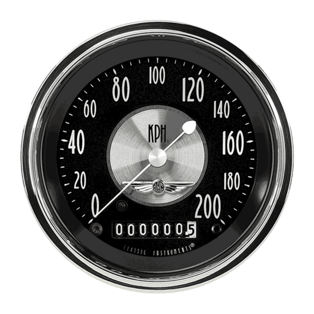 All American Tradition 3 3/8" Speedometer AT59SHC